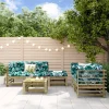 MAISON EXCLUSIVE - Salon de jardin 6 pcs bois de pin imprégné