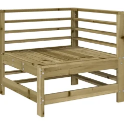 MAISON EXCLUSIVE - Salon de jardin 6 pcs bois de pin imprégné