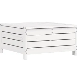 MAISON EXCLUSIVE - Salon de jardin 6 pcs blanc bois de pin massif