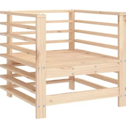 MAISON EXCLUSIVE - Salon de jardin 7 pcs bois de pin massif