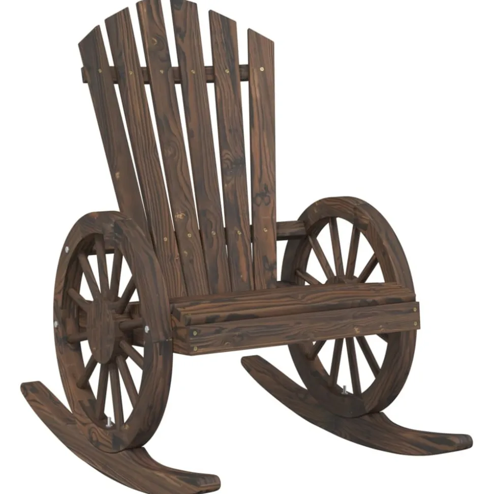 MAISON EXCLUSIVE - Salon de jardin 3 pcs bois de sapin massif