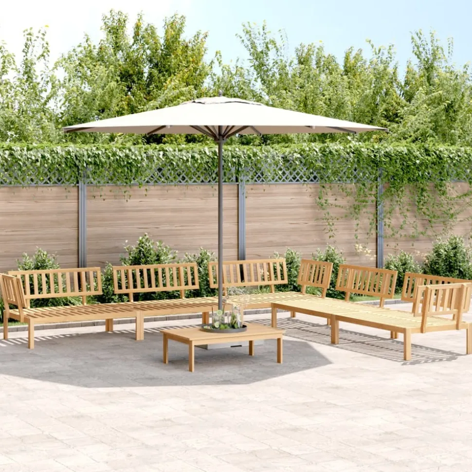 MAISON EXCLUSIVE - Salon palette de jardin 6 pcs bois d'acacia massif