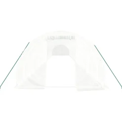 MAISON EXCLUSIVE - Serre avec cadre en acier blanc 60 m² 20x3x2 m