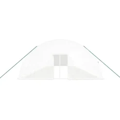 MAISON EXCLUSIVE - Serre avec cadre en acier blanc 120 m² 20x6x2,85 m