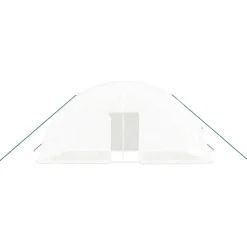 MAISON EXCLUSIVE - Serre avec cadre en acier blanc 24 m² 6x4x2,85 m
