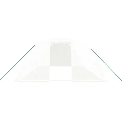 MAISON EXCLUSIVE - Serre avec cadre en acier blanc 24 m² 6x4x2 m