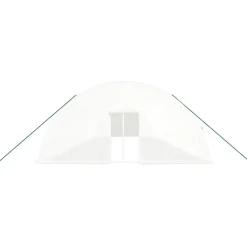 MAISON EXCLUSIVE - Serre avec cadre en acier blanc 108 m² 18x6x2,85 m