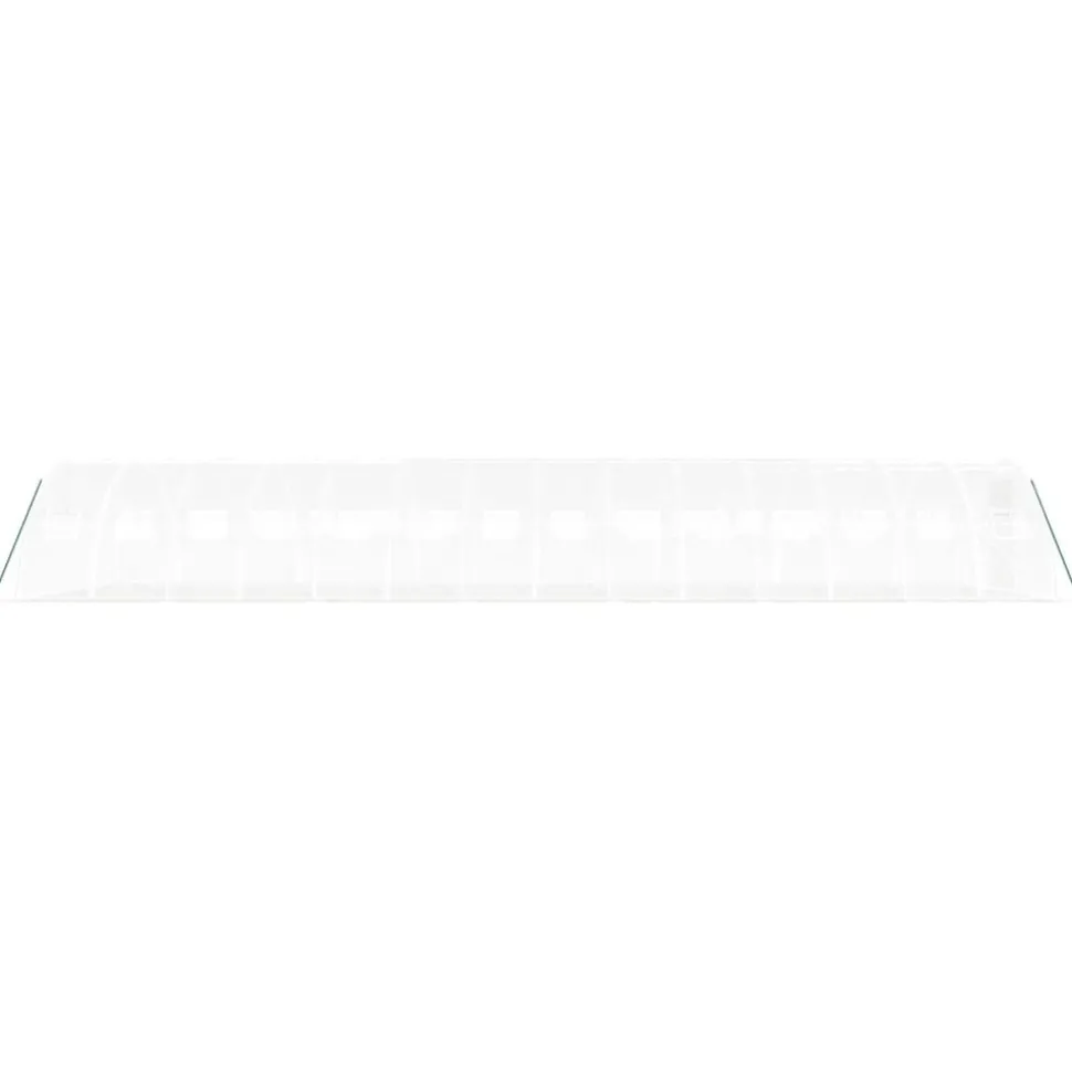 MAISON EXCLUSIVE - Serre avec cadre en acier blanc 56 m² 14x4x2 m