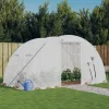 MAISON EXCLUSIVE - Serre avec cadre en acier blanc 8 m² 4x2x2 m