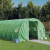 MAISON EXCLUSIVE - Serre avec cadre en acier vert 36 m² 12x3x2 m