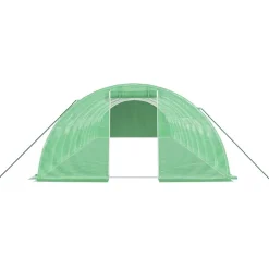 MAISON EXCLUSIVE - Serre avec cadre en acier vert 40 m² 10x4x2 m