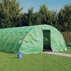 MAISON EXCLUSIVE - Serre avec cadre en acier vert 50 m² 10x5x2,3 m
