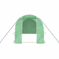 MAISON EXCLUSIVE - Serre avec cadre en acier vert 8 m² 4x2x2 m