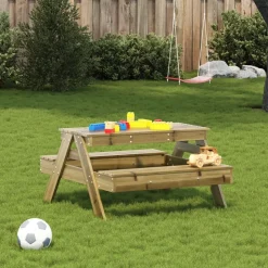 MAISON EXCLUSIVE - Table de pique-nique pour enfants bois de pin imprégné
