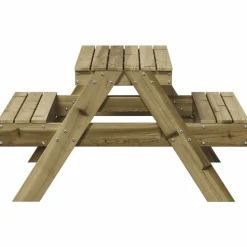 MAISON EXCLUSIVE - Table de pique-nique pour enfants bois de pin imprégné