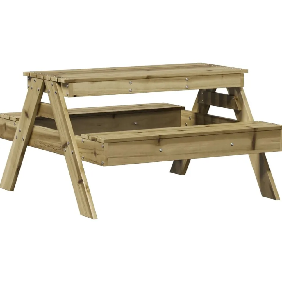 MAISON EXCLUSIVE - Table de pique-nique pour enfants bois de pin imprégné