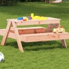 MAISON EXCLUSIVE - Table de pique-nique pour enfants bois massif de douglas