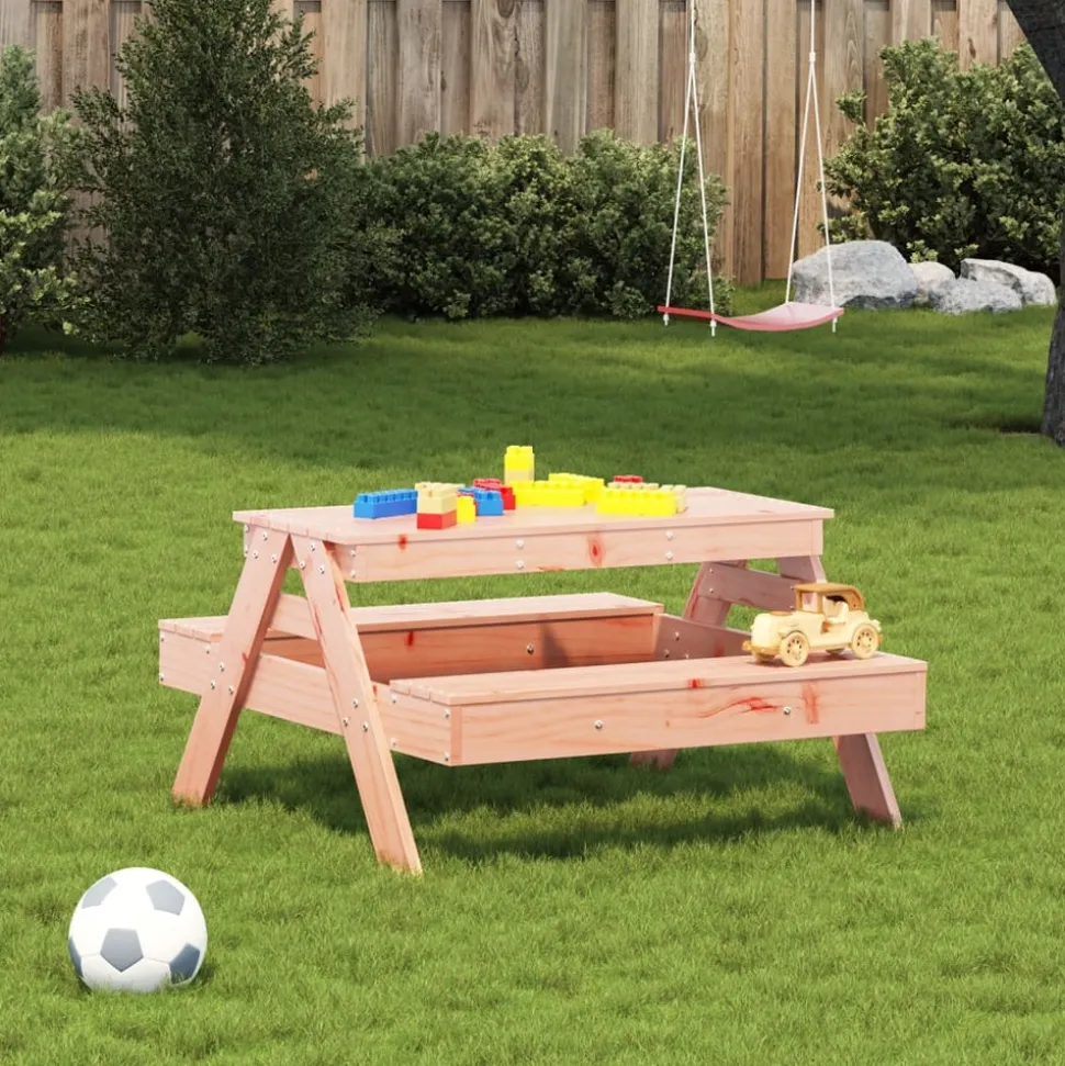 MAISON EXCLUSIVE - Table de pique-nique pour enfants bois massif de douglas