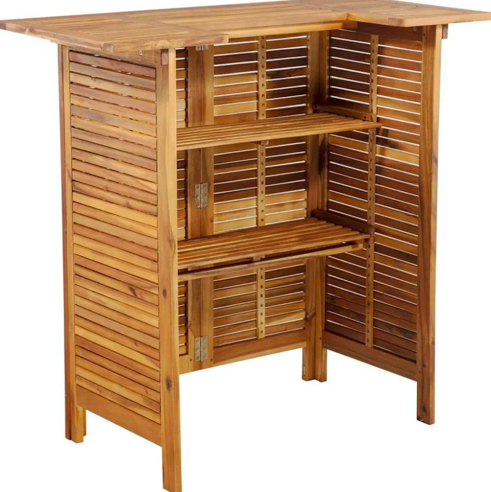 MAISON EXCLUSIVE - Table de bar 110 x 50 x 105 cm bois d'acacia massif