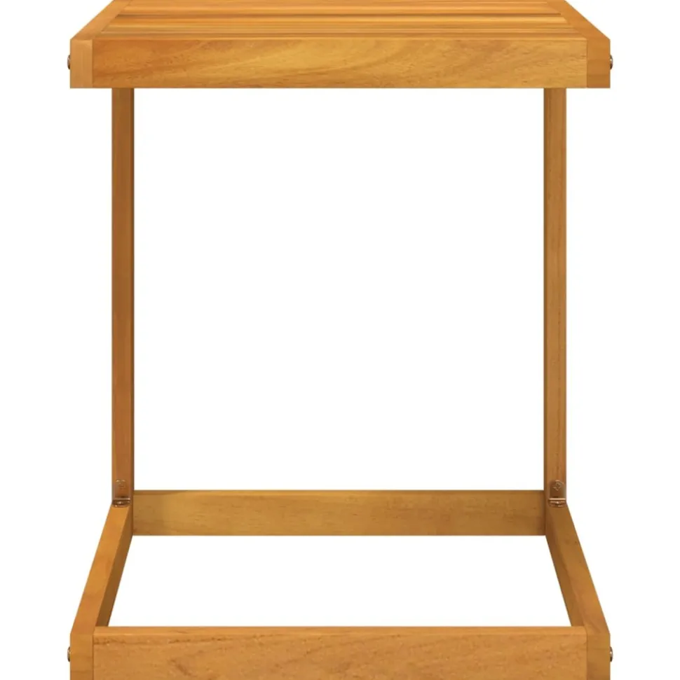 MAISON EXCLUSIVE - Table en forme de c 42x40x50 cm bois massif d'acacia