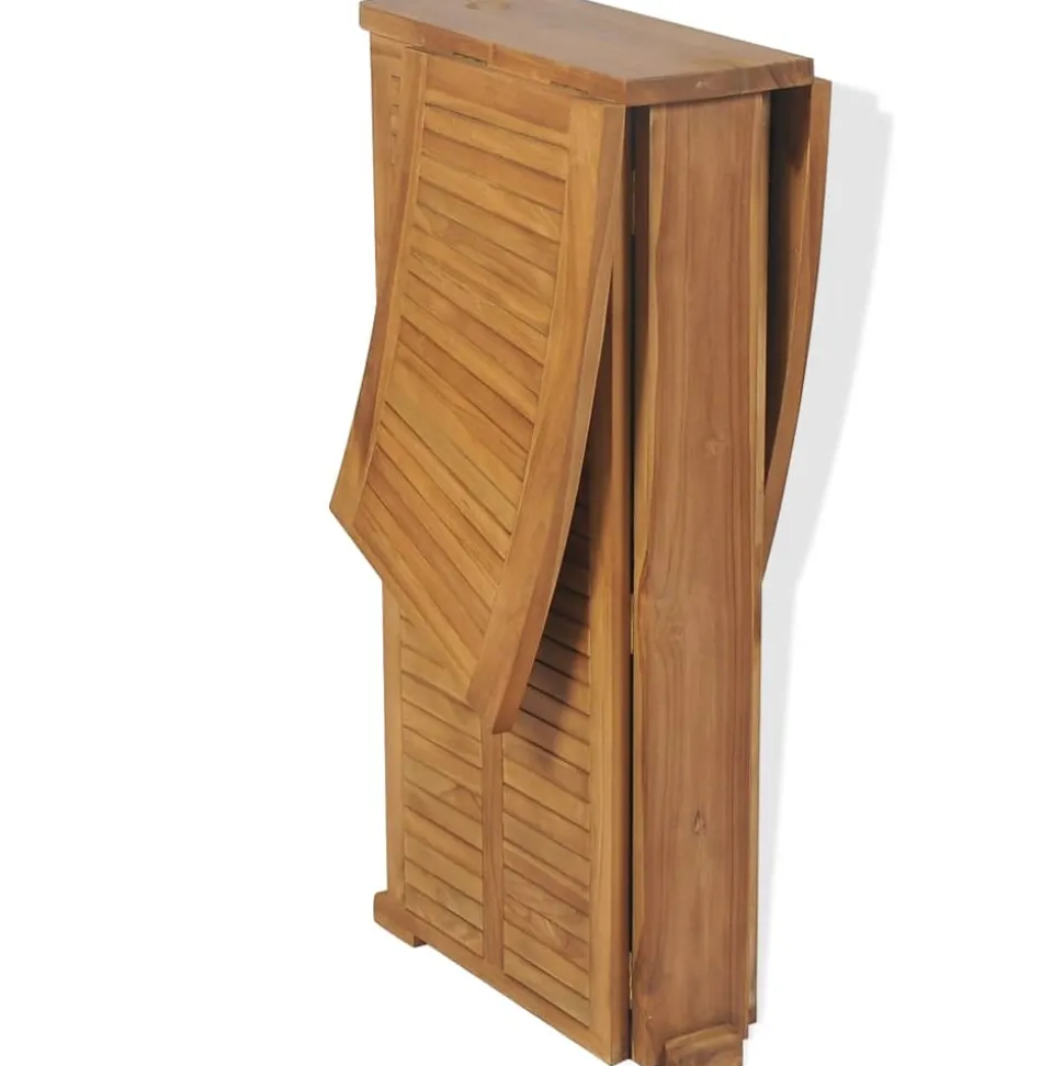 MAISON EXCLUSIVE - Table pliable de bar 155x53x105 cm bois de teck solide