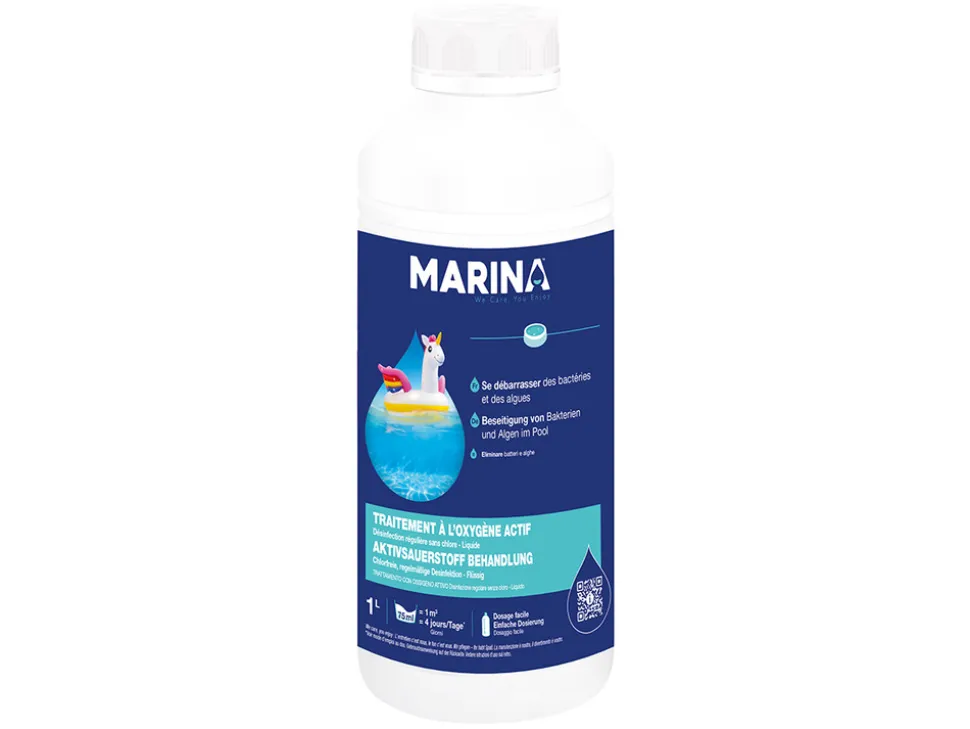 MARINA - Traitement à l'oxygène actif sans chlore 1 l