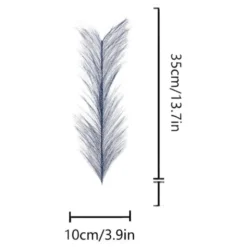 MCBOSON - Herbe de pampa artificielle pour 100 pièces beiges