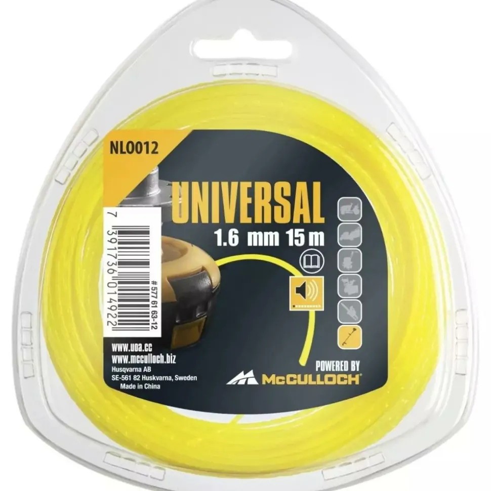 MCCULLOCH - Fil de coupe-herbe en nylon 1.6mm x 15m nlo012