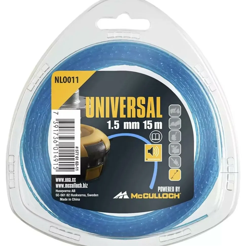 MCCULLOCH - Fil de coupe-herbe en nylon 1.5mm x 15m nlo011