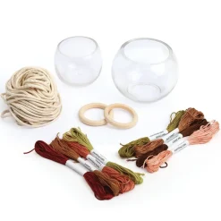 MES COURSES EN VRAC - Mon kit de 2 suspensions pour plante en tressage