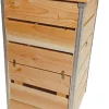 MON PETIT POTAGER - Composteur bois Douglas 246L STEEL - L80xl45x82 cm - Epaisseur 19mm