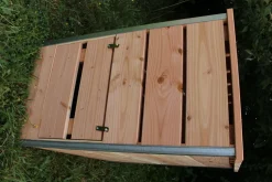 MON PETIT POTAGER - Composteur bois Douglas 246L STEEL - L80xl45x82 cm - Epaisseur 19mm