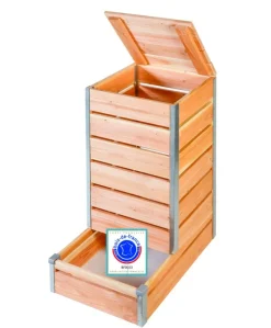 MON PETIT POTAGER - Composteur à acces direct Design 209l - l80 x l45 x h95