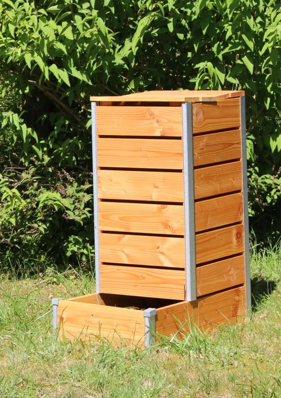 MON PETIT POTAGER - Composteur à acces direct Design 209l - l80 x l45 x h95