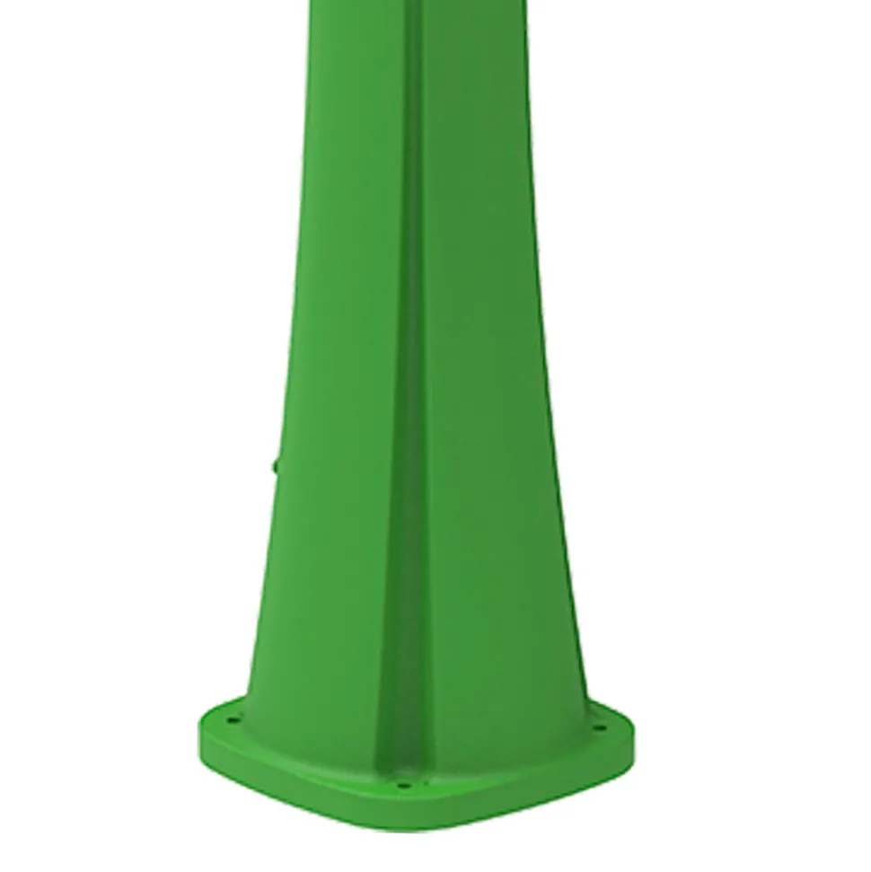 MPC - Douche solaire verte en polystyrene hd 226 cm 25l accessoires noirs