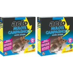 MULTITANKS - Acto mulots & campagnols - appât avoine en lot de 2
