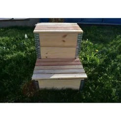 MULTITANKS - Composteur évolutif en bois naturel de 192 litres 800x600mm