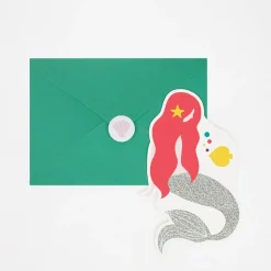 MY LITTLE DAY - 8 Cartes Invitation Sirene