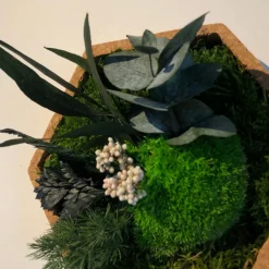 NATURALYS - Stab nature hexagonal s 16 x 16 cm