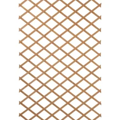 NATURE - Treillis de jardin 100 x 300 cm bois marron