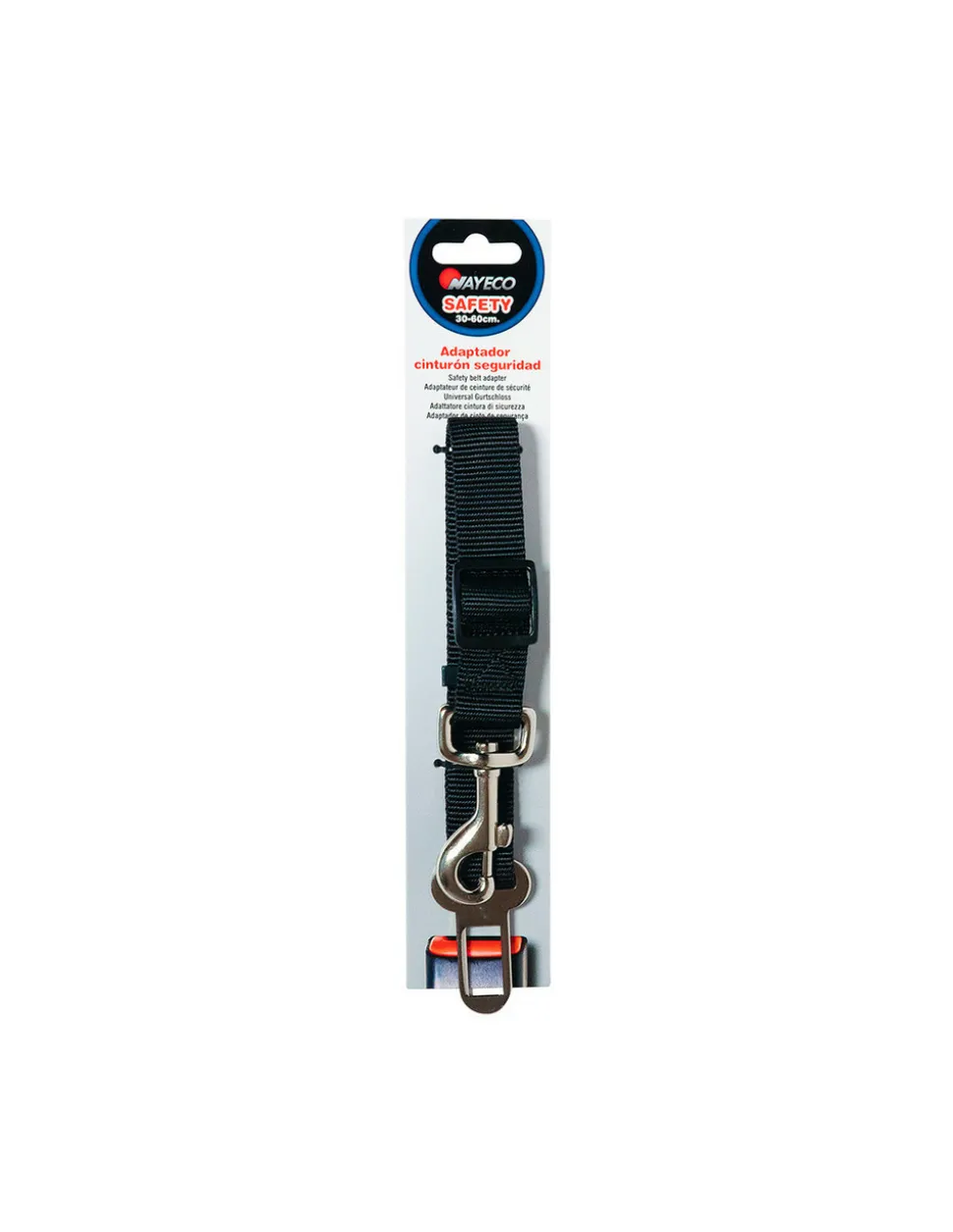 NAYECO - Adaptateur-ceinture de sécurité 20 mm noir