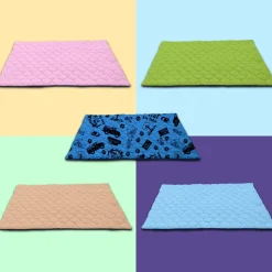 NEO SOLVO - Lot de 2 - tapis qui remplace la litière pour cochon d'inde et lapin - absorbant, imperméable, passe en machine 105 x 70 cm