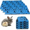 NEO SOLVO - Lot de 4 - tapis qui remplace la litière pour cochon d'inde et lapin - absorbant, imperméable, passe en machine 70 x 35 cm