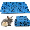 NEO SOLVO - Lot de 2 - tapis qui remplace la litière pour cochon d'inde et lapin - absorbant, imperméable, passe en machine 140 x 70 cm
