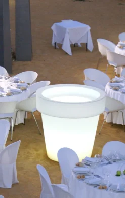 NEWGARDEN - Pot lumineux magnolia 160 solaire+batterie rechargeable led rgb avec télécommande ø160x152cm