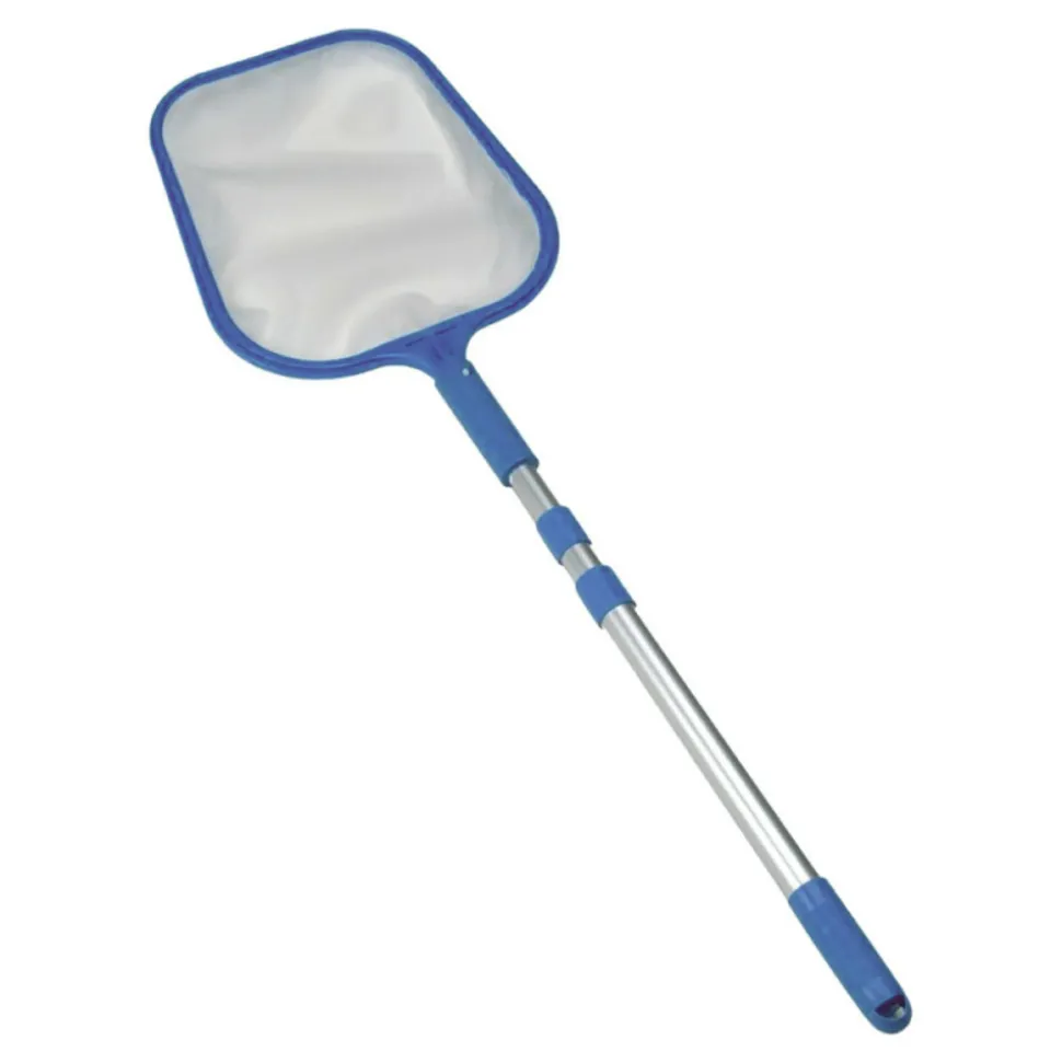 NOTRE SELECTION - Épuisette de surface pour piscine avec perche extensible 135,5x2,8cm 81025