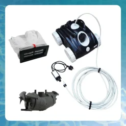 Orca robot de piscine electrique - robot nettoyeur fond - autonome - compatible tout revêtement - 106490