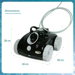 Orca robot de piscine electrique - robot nettoyeur fond - autonome - compatible tout revêtement - 106490