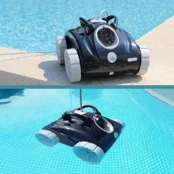 Orca robot de piscine electrique - robot nettoyeur fond - autonome - compatible tout revêtement - 106490