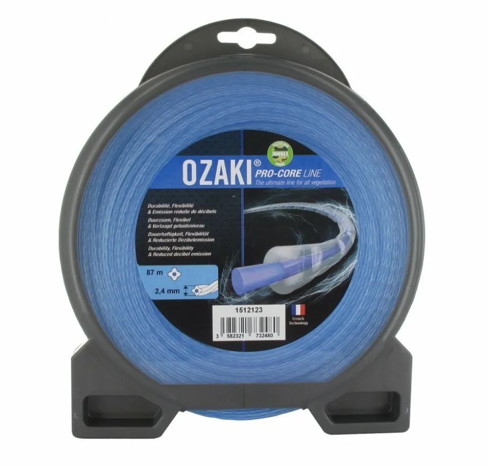 OZAKI - Coque fil nylon ozaki pro-core line. Co-extrudé longueur: 87 m, ø: 2,40mm